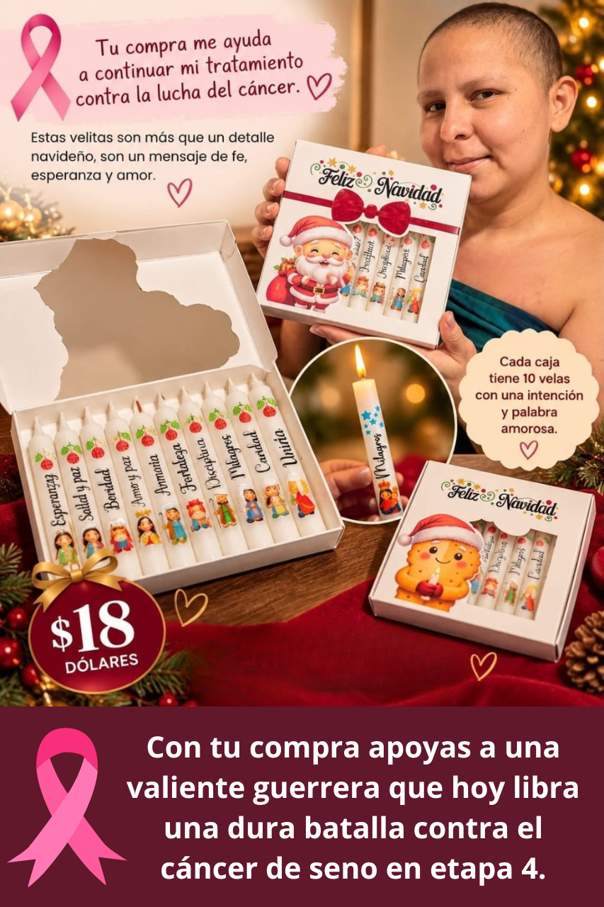 🕯️ Caja Navideña de Velas con Intención – Edición Solidaria