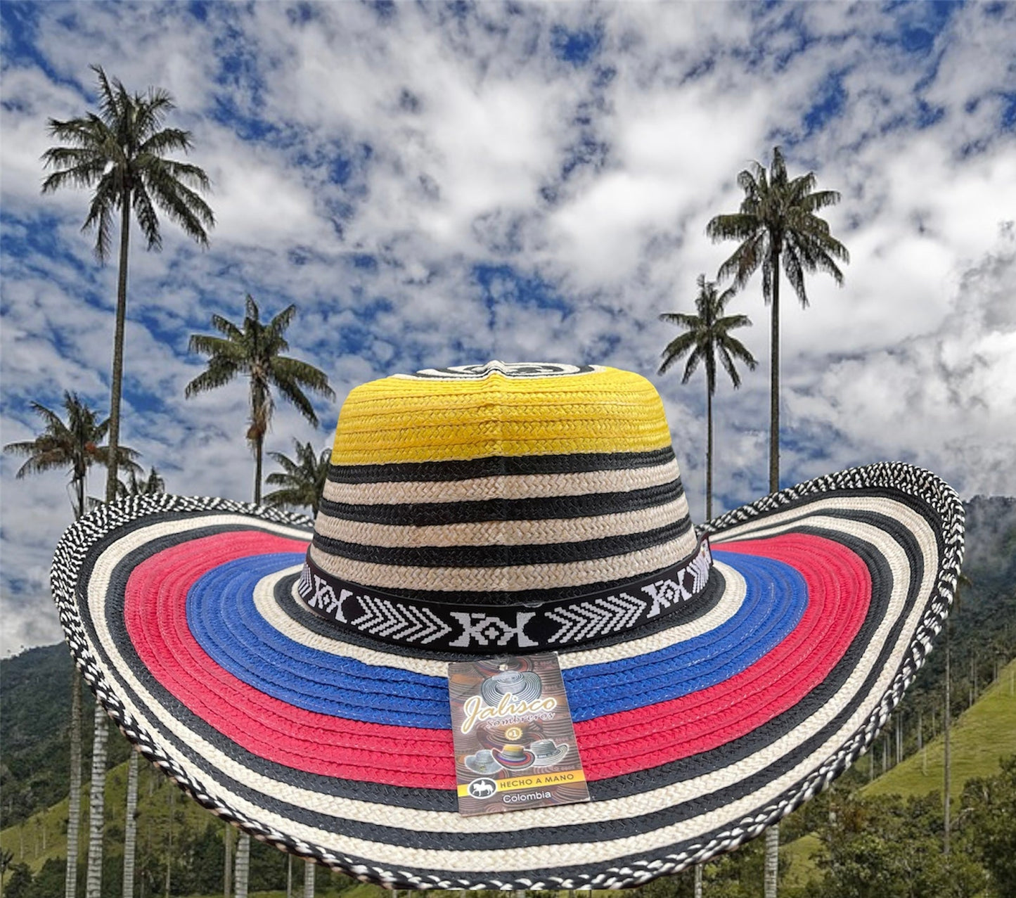 HANDMADE COLOMBIAN HAT "SOMBRERO VUELTIAO"